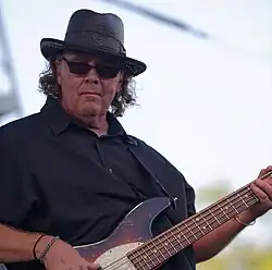 Gustafson performing in 2015