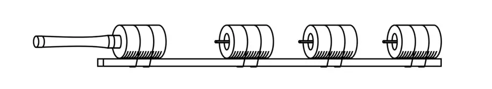 Illustration of a Gestreckte Ladung