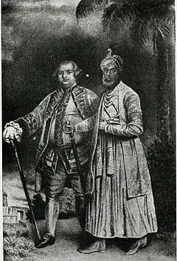 Stringer Lawrence and Nawab Wallajah in Madras[4]