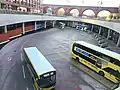 Buses in the interchange, December 2025