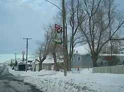 Main Street in winter