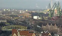 View of Młyniska from Śródmieście