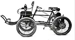Stoewer four-wheeled Motorcycle (1899)