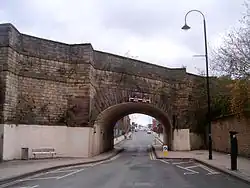 Store Street Aqueduct, which carries the Ashton Canal.