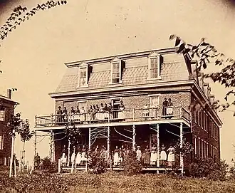 Storer College, photographed sometime between 1870–1890