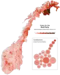 Percentage of Red Party votes