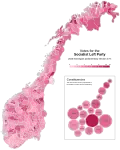 Percentage of Socialist Left Party votes