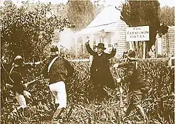 Image 21A still from The Story of the Kelly Gang (Australia, 1906; 80 min.) (from Film industry)