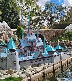 Anna and Elsa's castle from Frozen