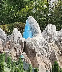 Elsa's ice palace from Frozen