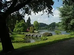 Image 41The English landscape garden at Stourhead, described as a 'living work of art' when first opened in the 1750s (from Culture of England)