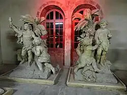 Statues from the Palais Rohan in the lapidarium