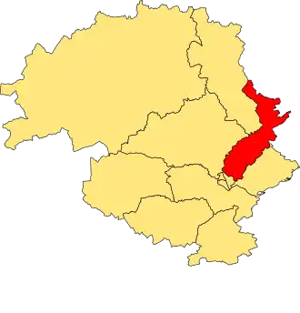 Location of the ward