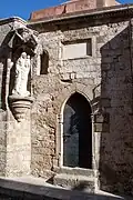 Statue in the entrance