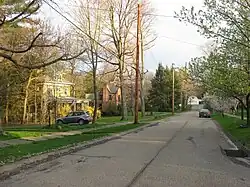 Fourth avenue located on the west side of Patterson Heights