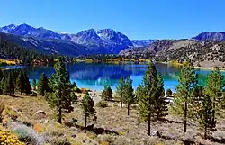 Carson Peak centered beyond June Lake