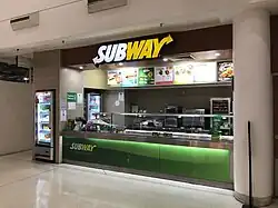 Subway franchise on Level 1
