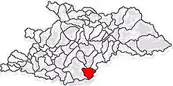 Location in Maramureș County
