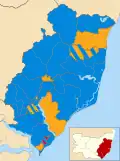 2007 results map