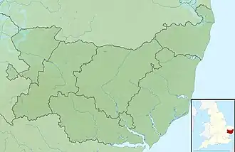 Butley River is located in Suffolk