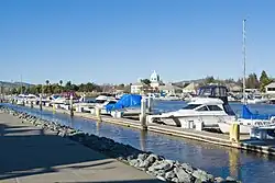 Suisun City Marina with City Hall in the background