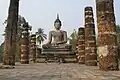 Statue of Buddha in Wat Mahathat