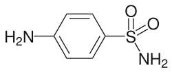 Sulfanilamide, a compound that foreshadowed the development of sulfa drugs