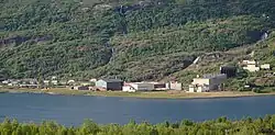 Early-July 2009 view of the village