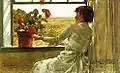 Summer Evening, oil on canvas, Childe Hassam, 1886