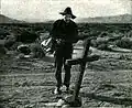 After it is all over, Sundown surrenders the girl to his pal, and starts on his lone journey.[2]