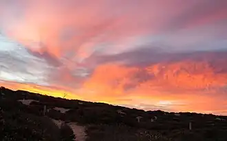 Sunrise from the beach