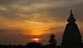 Sunset view from Datta Temple, Jalkoti, Madhya Pradesh.
