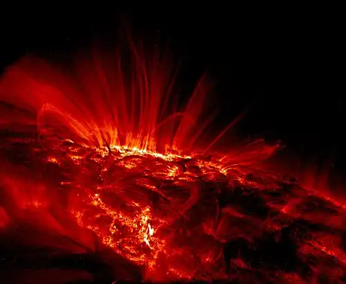 Sunspot TRACE image