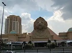Sunway Pyramid Lion Head Entrance