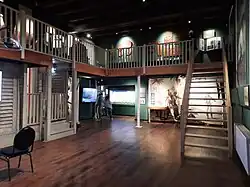 Exhibition room in the museum