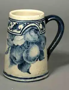 Susan Stuart Frackelton, stein, 1894–1906, Milwaukee County Historical Society