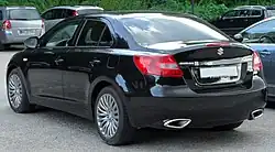 Rear View of the rare Suzuki Kizashi