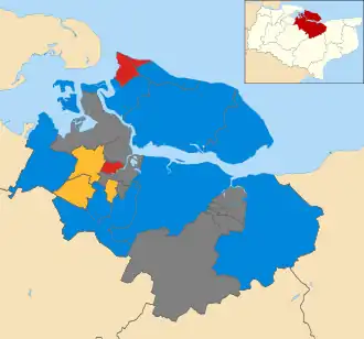 2003 results map