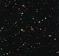 Abell 2744 parallel field observed as part of the Frontier Fields programme.[12]