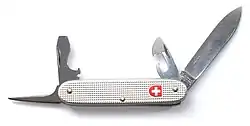 Victorinox Soldier, a Camper or Scout pattern pocketknife