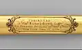 The sword was presented to Capt. French by the men of his company "LaFayette Fusiliers" on June 21, 1850.