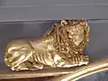 Lion on the Torah ark