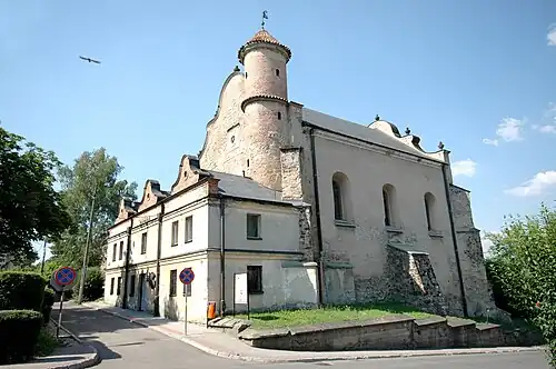 The synagogue in Lesko