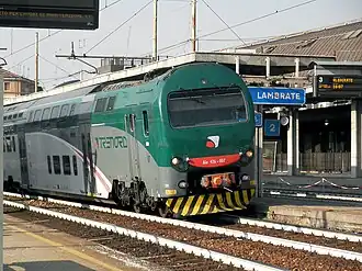An S9 train at Milano Lambrate.