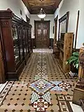 Back hallway of the Thomas Beaver Free Library