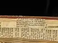 Fold-out tab Jefferson glued in the margin of page 56