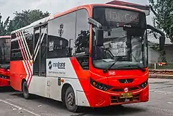 Minitrans bus operated by Trans Swadaya