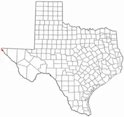Location in the state of Texas