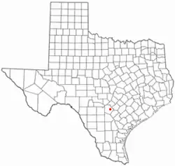 Location of Kirby, Texas