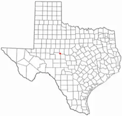 Location of Miles, Texas